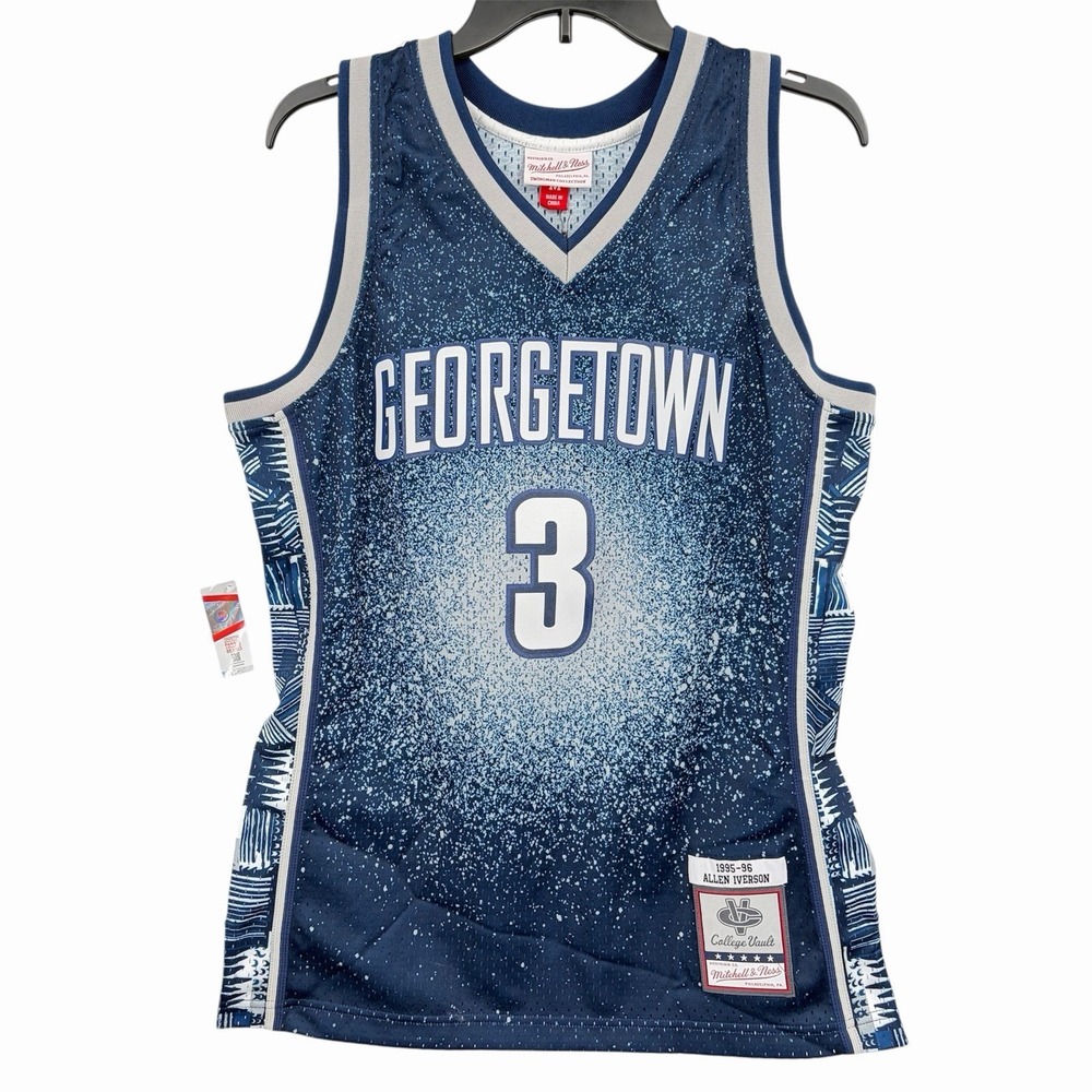 Mitchell & Ness Men's‎ Allen Iverson Georgetown Hoyas Gradient Swingman Jersey M